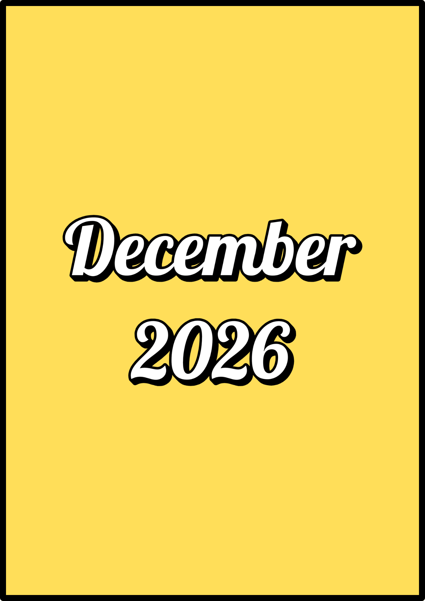 Dec 2026 on yellow background